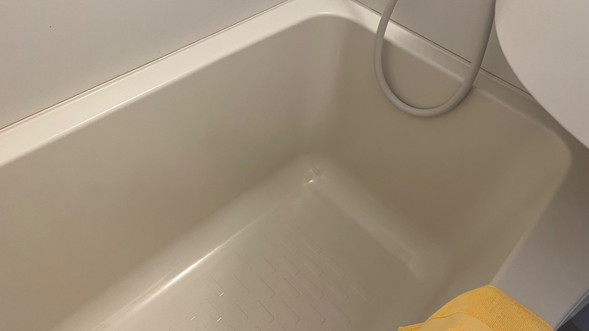 ビジネスホテルあさひのバスタブ（清潔）