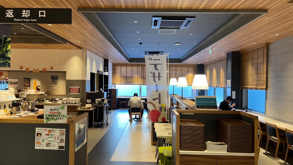 ホテル川六エルステージ高松の朝食会場（ワーキングスペース）