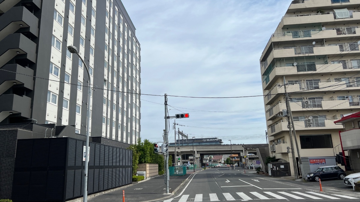 ホテルルートインGrand太田駅前の部屋からの眺め・周辺環境