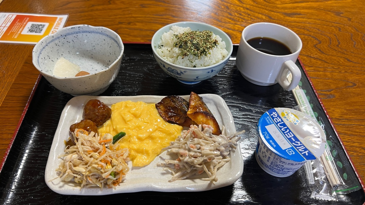 ホテルアークワン大宮・中浦和駅前の朝食盛り付け（和洋ビュッフェ）